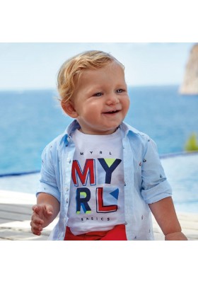 Camiseta manga corta basica de MAYORAL para bebe niño modelo 106
