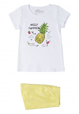 pijama de manga corta de LOSAN para niña modelo 014-P001AL