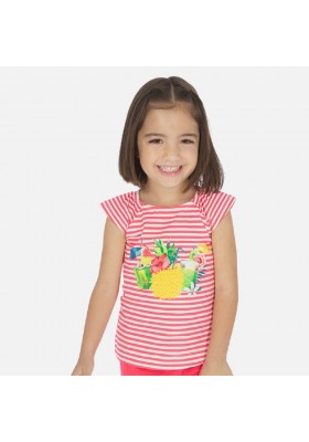Camiseta tirantes rayas de MAYORAL para niña modelo 3028