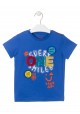camiseta de manga corta en punto liso de LOSAN para niño modelo 015-1032AL