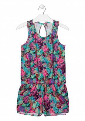 mono sin mangas estampado de LOSAN para niña modelo 014-7043AL