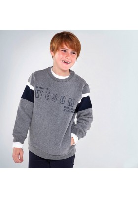 Sudadera banda bicolor Niño de Mayoral modelo 7455