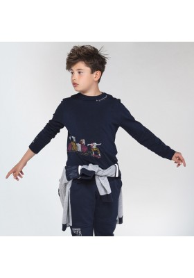 Camiseta manga larga ciudad Niño de Mayoral modelo 7055