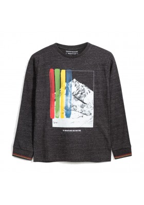 Camiseta manga larga patentes Niño de Mayoral modelo 7052