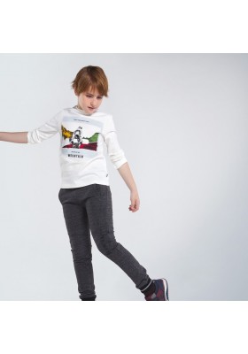 Camiseta manga larga "mountain" Niño de Mayoral modelo 7051