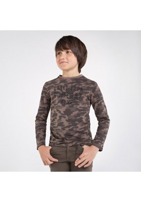 Camiseta manga larga camuflaje Niño de Mayoral modelo 7046