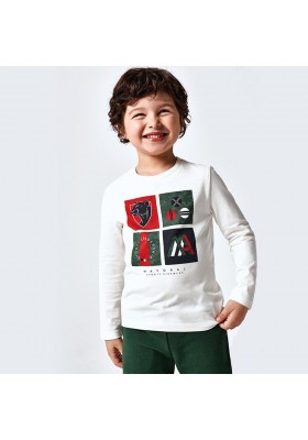 Camiseta manga larga sporty leadershi niño de Mayoral modelo 4048