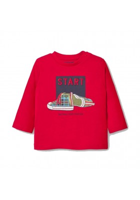 Camiseta manga larga "start" Bebe niño de Mayoral modelo 2045