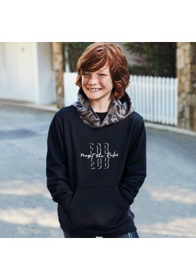 Sudadera capucha contraste Niño de Mayoral modelo 7456