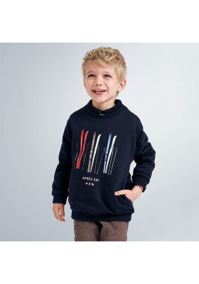 Sudadera serigrafia esqui niño de Mayoral modelo 4458