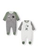 Set 2 pijamas tundosado de Mayoral bebe niño modelo 2772