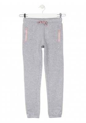 pantalon de felpa perchadade Losan para niña modelo 024-6028AL