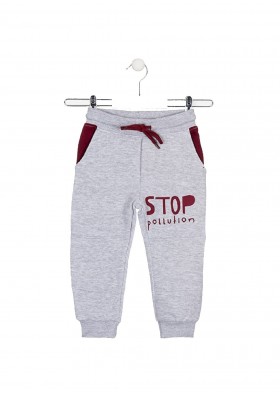 pantalon de felpa perchadade Losan para niño modelo 025-6024AL