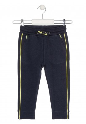pantalon de interlockde Losan para niño modelo 025-6016AL