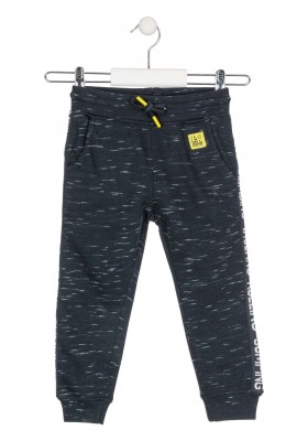 pantalon felpa con cintas lateralesde Losan para niño modelo 025-6015AL