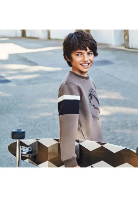 Sudadera banda bicolor Niño de Mayoral modelo 7455