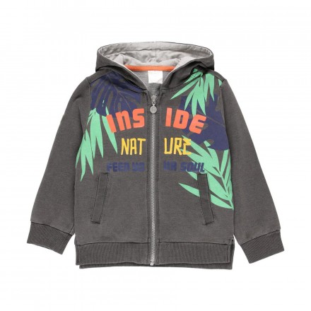 Chaqueta felpa denim de niño Boboli modelo 522100
