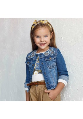 Cazadora apliques Mayoral para niña modelo 3478