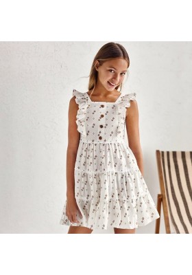 Vestido estampado tirantes Mayoral para niña modelo 6941