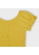 Camiseta manga corta nido de abeja Mayoral para niña modelo 6015