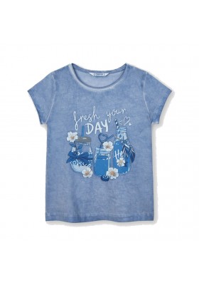 Camiseta manga corta Mayoral para niña modelo 3015
