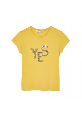 Camiseta manga corta basica Mayoral para niña modelo 854
