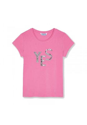 Camiseta manga corta basica Mayoral para niña modelo 854
