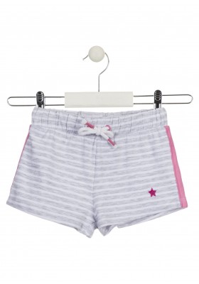 short a rayas Losan para niña modelo 116-6023AL
