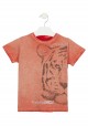 camiseta manga corta con estampado Losan para niño modelo 115-1024AL