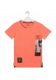camiseta manga corta con print Losan para niño modelo 113-1013AL