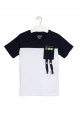camiseta de manga corta con print Losan para niño modelo 113-1002AL
