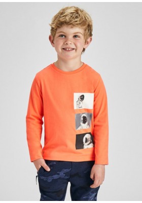 Camiseta manga larga fotografias de Mayoral para niño modelo 4086