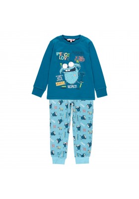 Pijama interlock "peace & love" de niño Boboli modelo 933061