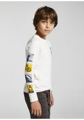 Camiseta manga larga "motor" de Mayoral para niño modelo 7016