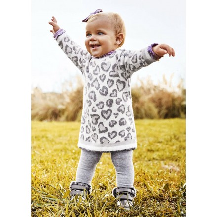 Vestido tricot de Mayoral para bebe niña modelo 2924