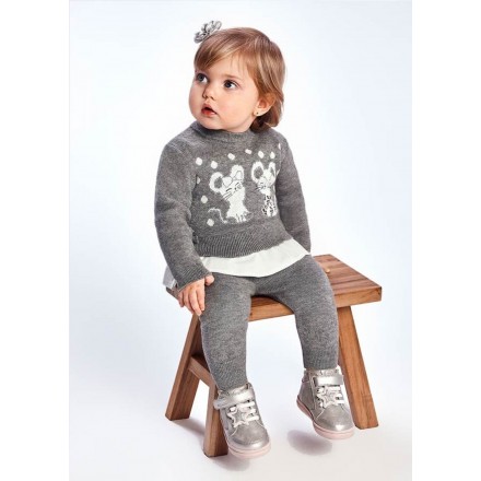 Conjunto leggings tricotosa de Mayoral para bebe niña modelo 2720