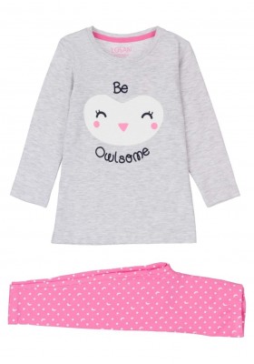 pijama de punto liso Losan para niña modelo 126-P002AL