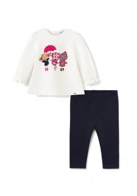 Conjunto leggings bellardina de Mayoral para bebe niña modelo 2713