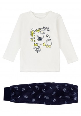 pijama de tundosado con print Losan para niño modelo 125-P002AL