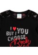 Camiseta punto elástico "rock" de niña Boboli modelo 433022