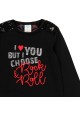 Camiseta punto elástico "rock" de niña Boboli modelo 433022