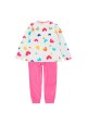Pijama terciopelo corazones de niña Boboli modelo 923004