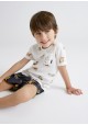 Camiseta manga corta estampada para niño de Mayoral modelo 3002