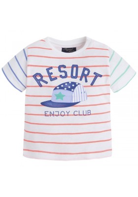 Camiseta manga corta MAYORAL bebe niño rayado