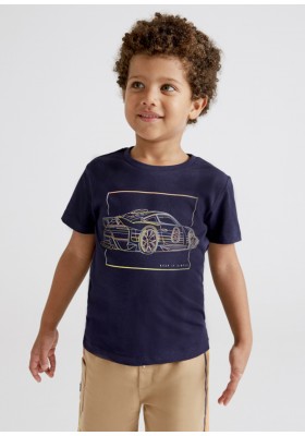 Camiseta manga corta coche para niño de Mayoral modelo3023