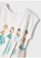 Camiseta manga corta muñecas para niña de Mayoral modelo3032