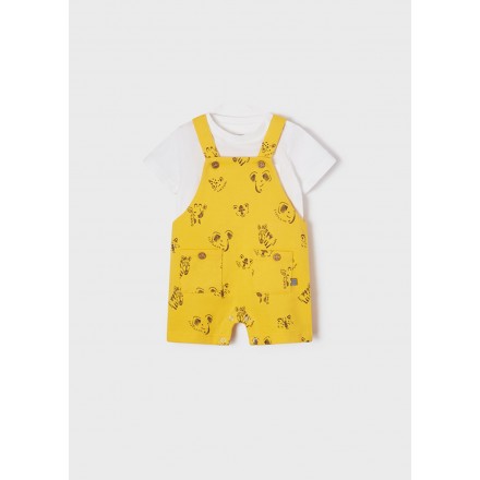Conjunto peto corto con camiseta para bebe niño de Mayoral modelo1662