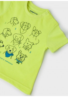 Camiseta manga corta "draw" para bebe niño de Mayoral modelo1017