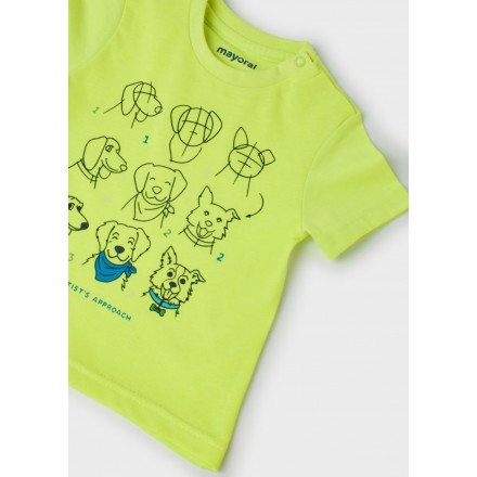 Camiseta manga corta "draw" para bebe niño de Mayoral modelo1017