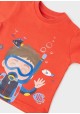 Camiseta manga corta play "scuba" para bebe niño de Mayoral modelo1010